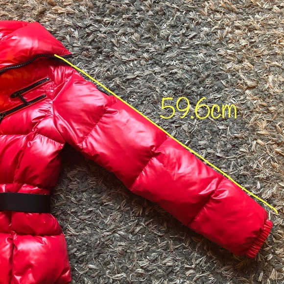 Red Michael Kors Puffer Jacket (Small) - Picture 5 of 6